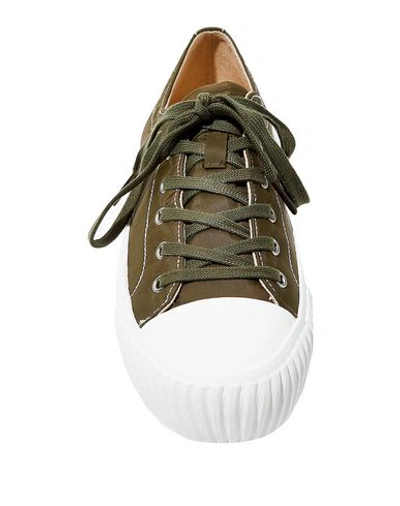 Shop Jil Sander Sneakers In Military Green