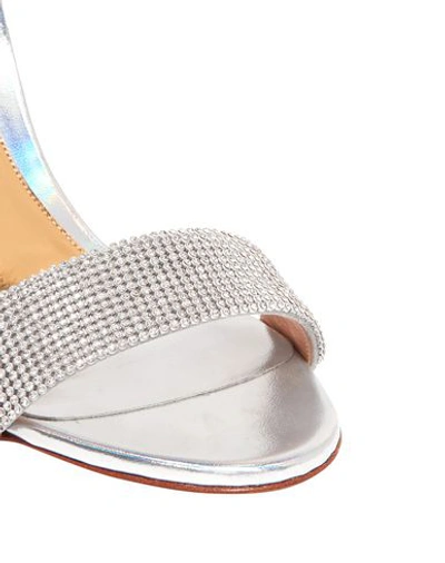 Shop Alexandre Vauthier Sandals In Silver