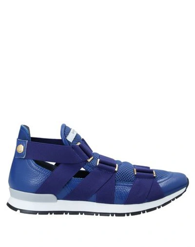 Shop Vionnet Sneakers In Dark Blue