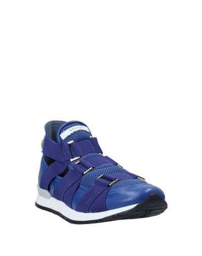 Shop Vionnet Sneakers In Dark Blue