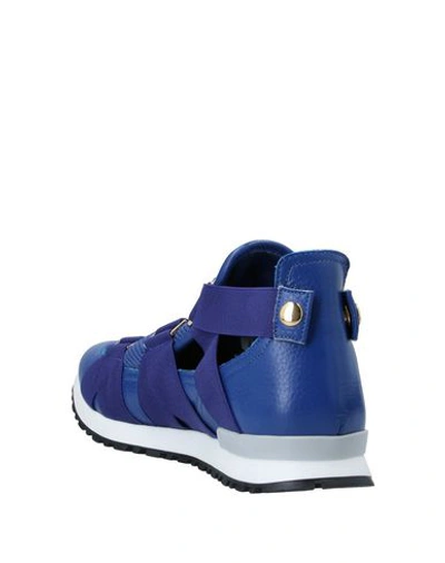 Shop Vionnet Sneakers In Dark Blue