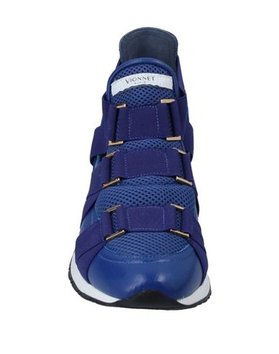 Shop Vionnet Sneakers In Dark Blue