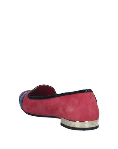Shop Juicy Couture Loafers In Garnet