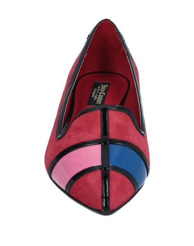 Shop Juicy Couture Loafers In Garnet