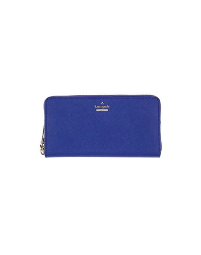 Shop Kate Spade Wallet In Bright Blue