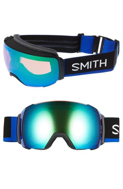 Shop Smith I/o Mag Xl 177mm Snow Goggles In Black/ Green