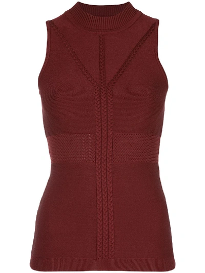 CUSHNIE SLEEVELESS FITTED TOP 