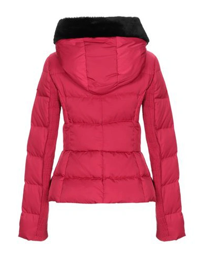 Shop Armani Jeans Down Jacket In Red