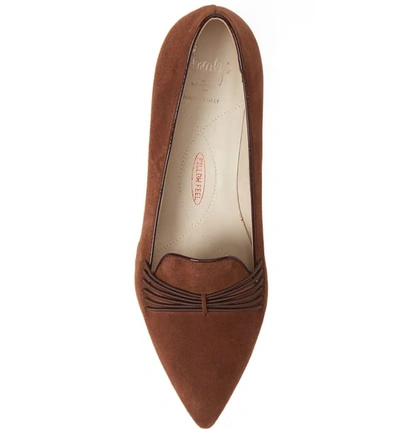 Shop Amalfi By Rangoni Alvaro Loafer In Castagno Suede