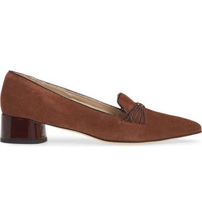 Shop Amalfi By Rangoni Alvaro Loafer In Castagno Suede