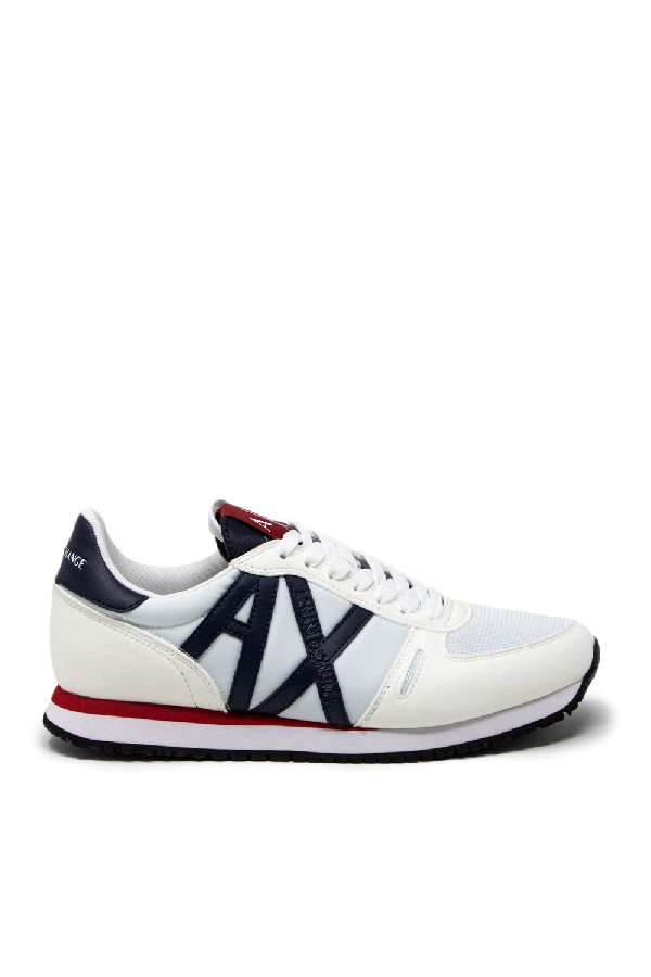 armani exchange retro logo sneakers