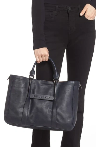 Shop Longchamp '3d In Midnight Blue