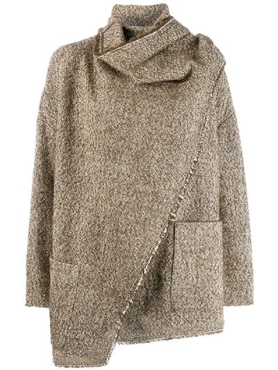 Shop Isabel Marant Étoile Brown Outerwear Jacket