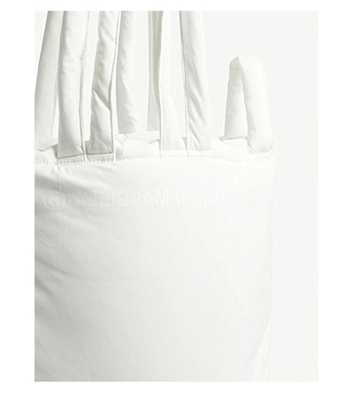 Shop Mm6 Maison Margiela Pillow Shoulder Bag In White