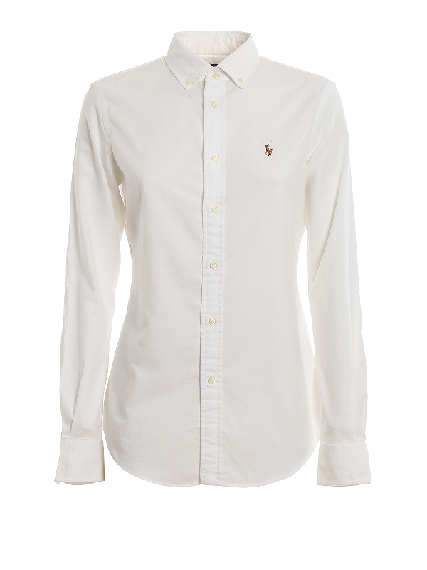 ralph lauren white cotton shirt