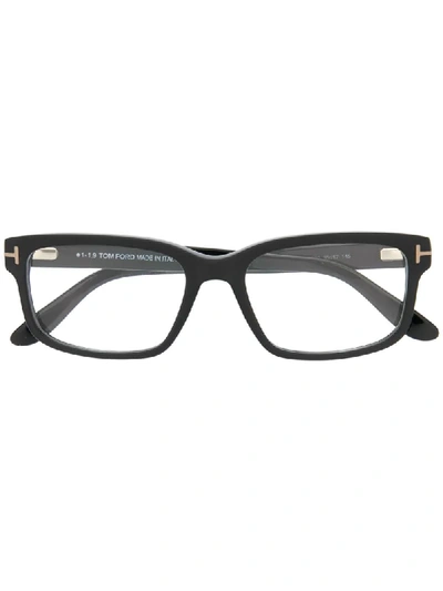 Shop Tom Ford Square Shaped Glasses In Black
