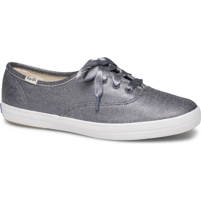 Shop Keds Champion Matte Brushed Metallic In Blue