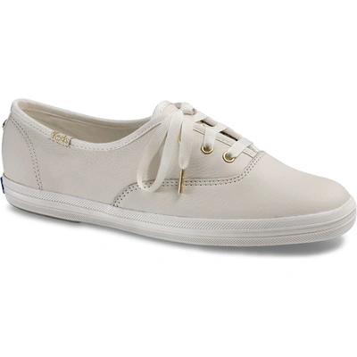 Shop Keds X Kate Spade New York Champion Leather In Cream