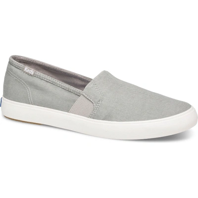 Shop Keds Clipper Washed Solids In Lt Gray