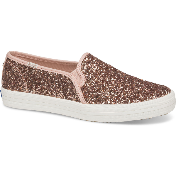 keds kate spade double decker glitter