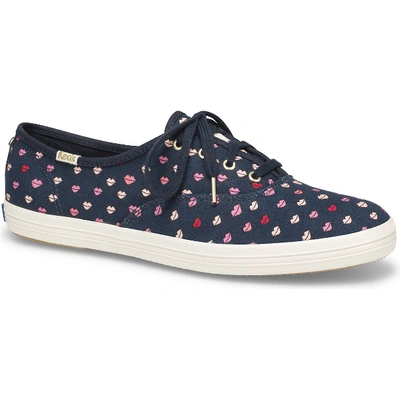 Shop Keds X Kate Spade New York Champion. In Navy Lips