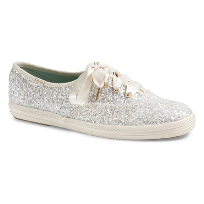 Shop Keds X Kate Spade New York Champion Glitter Sneaker In Cream Glitter