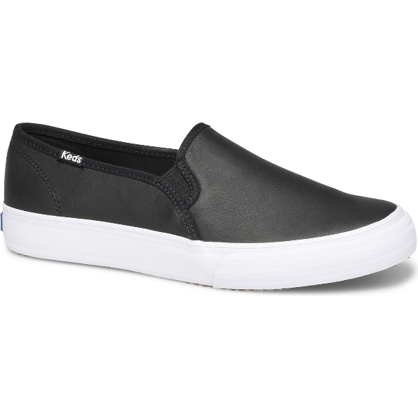 keds double decker leather black