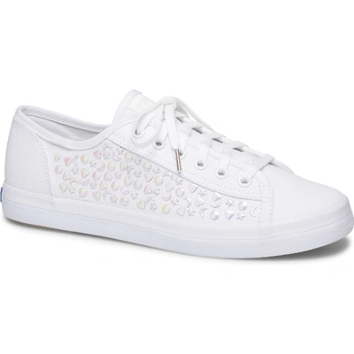 Shop Keds Kickstart Iridescent Stud In White