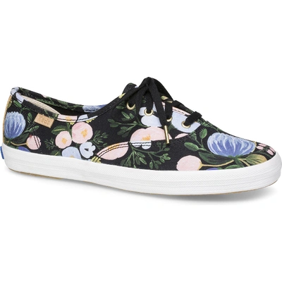 Shop Keds X Rifle Paper Co. Champion Botanical In Black Multi