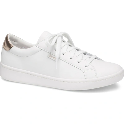 Shop Keds Ace Leather. In White Rose Gold