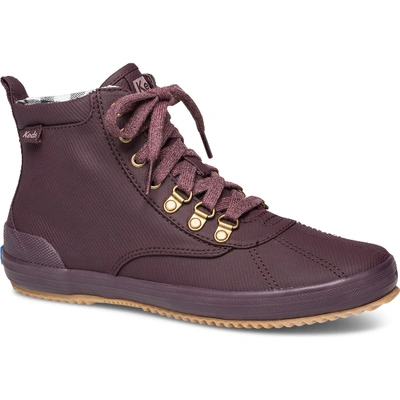 Shop Keds Scout Water-resistant Boot In Burgundy