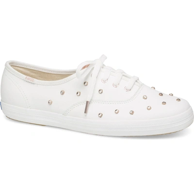Shop Keds Champion Starlight Stud Leather In White