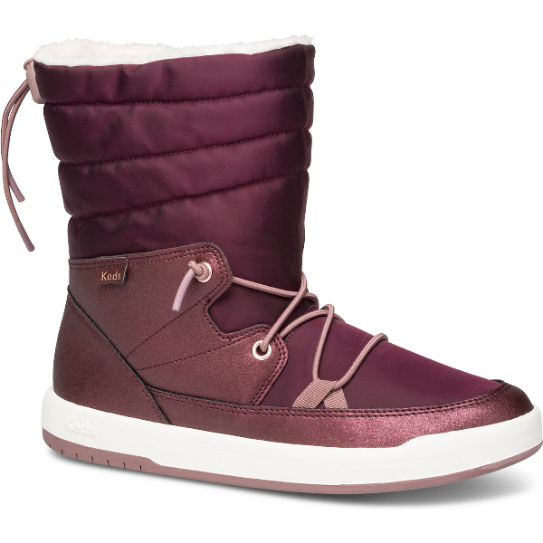 burgundy keds