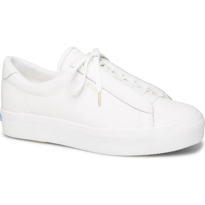 Shop Keds Rise Metro Leather In White