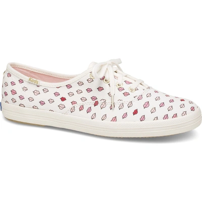 Shop Keds X Kate Spade New York Champion In White Lips