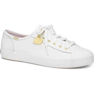 Shop Keds Kickstart Cny Leather In White