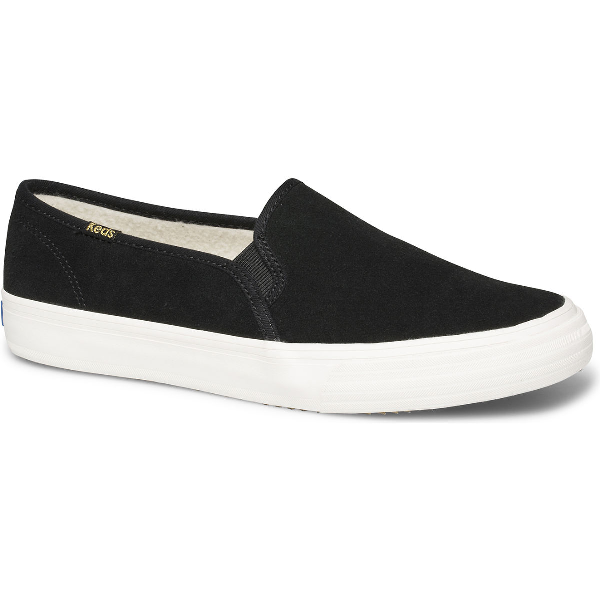 keds double decker suede black