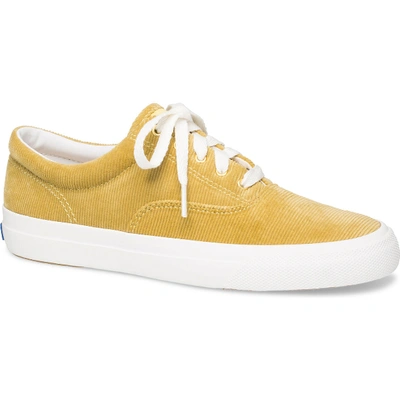 Shop Keds Anchor Corduroy In Chartreuse