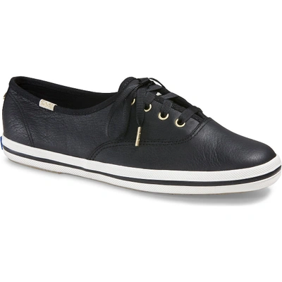 Shop Keds X Kate Spade New York Champion Leather In Black