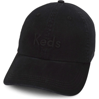 Shop Keds Soft Canvas Baseball Cap In Black