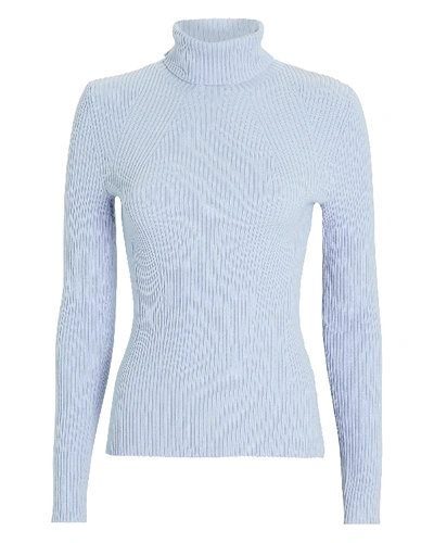 Shop 3.1 Phillip Lim / フィリップ リム Rib Knit Turtleneck Sweater In Blue-lt