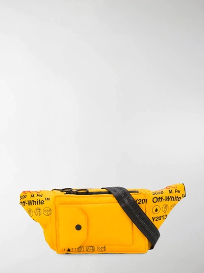 Shop Off-white Industrial Belt Bag In Yellow