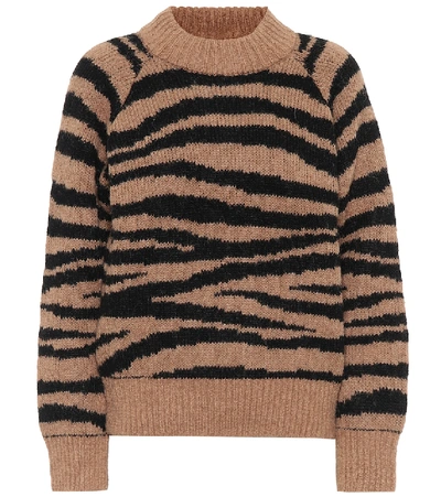 Shop A.p.c. Jemima Alpaca-blend Sweater In Beige
