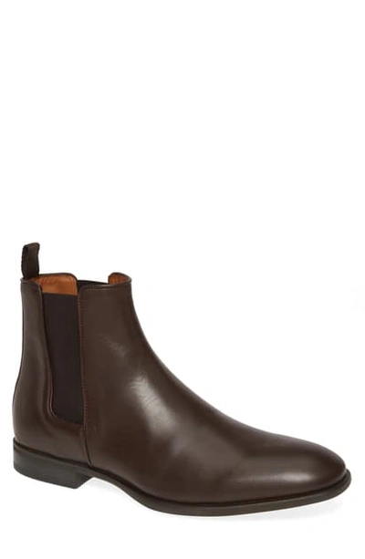 Shop Aquatalia 'adrian' Water Resistant Chelsea Boot In Brown