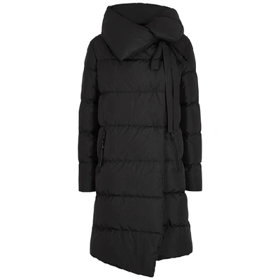 Shop Bacon Big Puffa Black Quilted Shell Coat