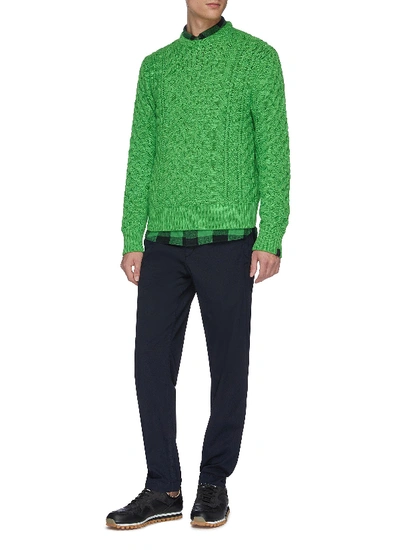 Shop Rag & Bone 'aran' Merino Wool-blend Cable Knit Sweater