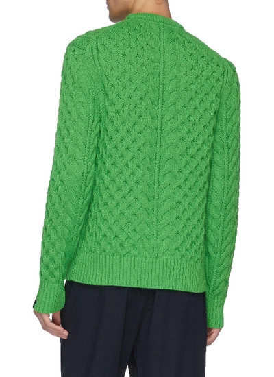 Shop Rag & Bone 'aran' Merino Wool-blend Cable Knit Sweater