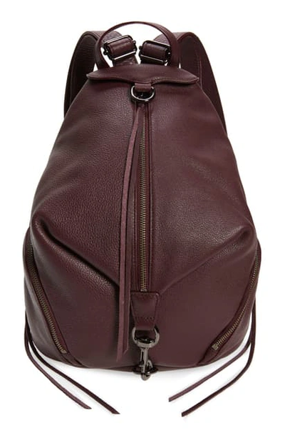 Shop Rebecca Minkoff Julian Backpack In Currant