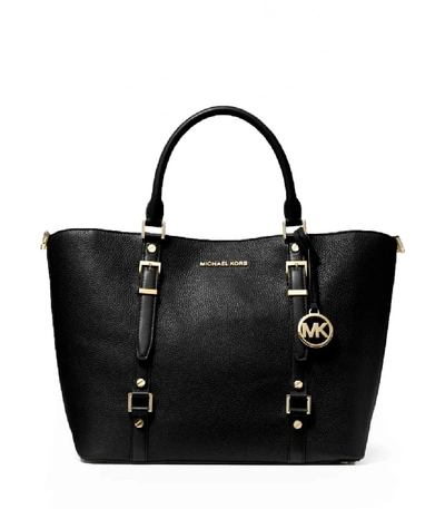 Shop Michael Kors Bedford Legacy Black Large Shopping Bag