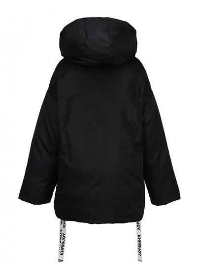 Shop Khrisjoy New Joy Puffer Jacket In Black